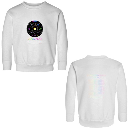 Discover 2025 Coldplay World Tour Double Sided Sweatshirts, Gift For Fans