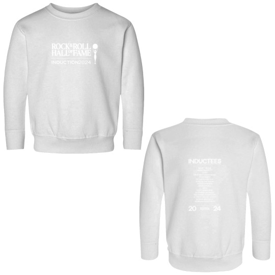 Discover Rock And Roll Hall Of Fame Introduction 2024 Line Up Unisex Double Sided Sweatshirts