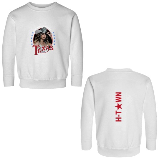 Discover Beyoncé Cowboy Carter Tour 2025 Houston, TX  reprint Double Sided Sweatshirts