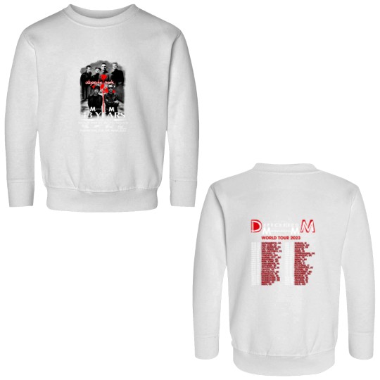 Discover Depeche Mode 43 Years 1980 - 2023 Double Sided Sweatshirts