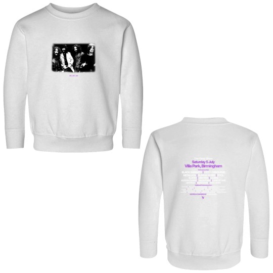 Discover Black Sabbath Back To The Beginning 2025 Tour  Double Sided Sweatshirts