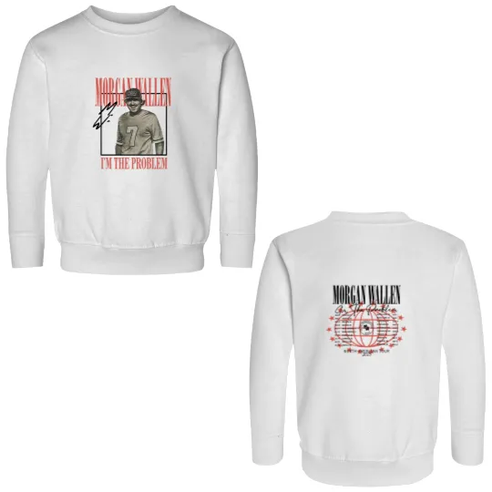 Discover Wallen Western I’m The Problem 2025 Tour  Merch Double Sided Sweatshirts