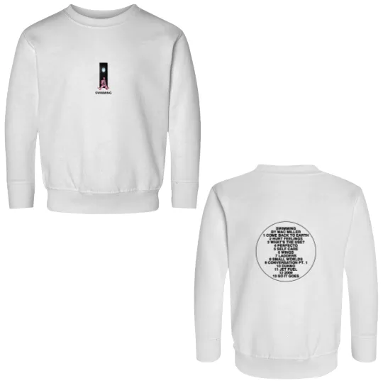 Discover macmiller Swimming Album Double Sided Sweatshirts