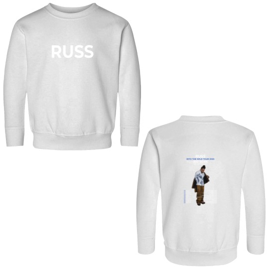 Discover Russ Into The Wild Tour 2025 Merch Double Sided Sweatshirts