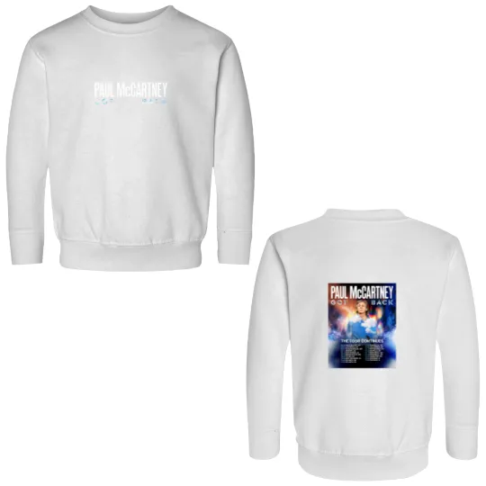 Discover P mccartney Got Back Tour 2025 North America Two Sided Double Sided Sweatshirts