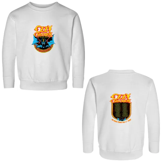 Discover Ozzy Osbourne No More Tours Vol 2 Tour Double Sided Sweatshirts