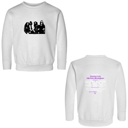 Discover Black Sabbath Back To The Beginning 2025 Tour Final Show Cotton Double Sided Sweatshirts