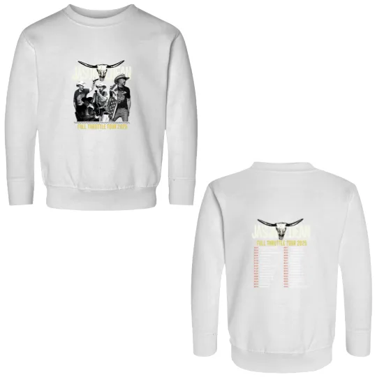 Discover Jason Aldean Country Music Double Sided Sweatshirts, Jason Aldean Full Throttle Tour 2025 Double Sided Sweatshirts, Jason Aldean Fan Double Sided Sweatshirts