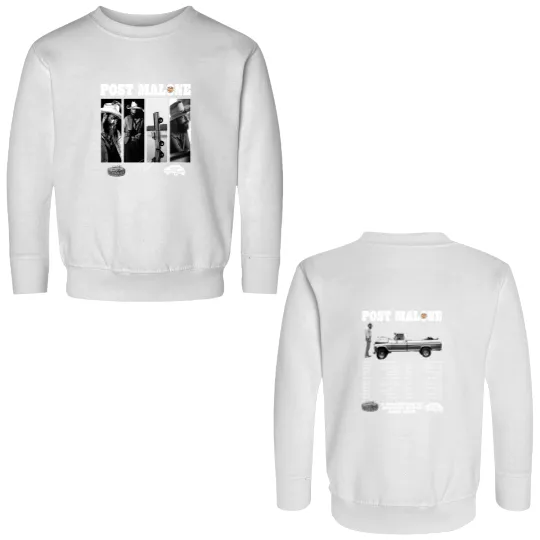 Discover Posty 2025 Tour, Post Malone  Double Sided Sweatshirts, Post Malone Tour  Double Sided Sweatshirts