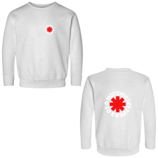 Discover Red Hot Chili Peppers Logo Rare Double Sided Sweatshirts Black Double Sided Sweatshirts