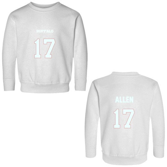 Discover Josh Allen QB #17 - Josh Allen - Double Sided Sweatshirts