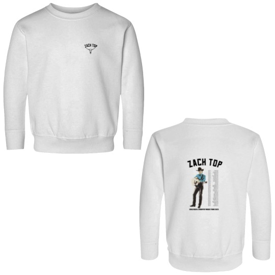 Discover Zach Top 2025 Natural Tour Double Sided Sweatshirts Double Sided Double Sided Sweatshirts All Size