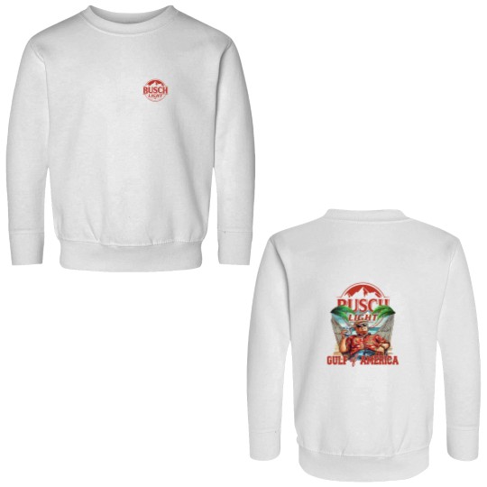 Discover Gulf Of America Beer Double Sided Sweatshirts Vintage Trump BuschLight Double Sided Sweatshirts