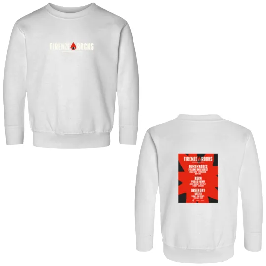 Discover Firenze Rocks Festival 2025 At Visar 2025 Double Sided Sweatshirts