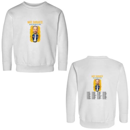Discover Nate Bargatze Tour 2025 Double Sided Sweatshirts All Size S-5XL Fan Gift