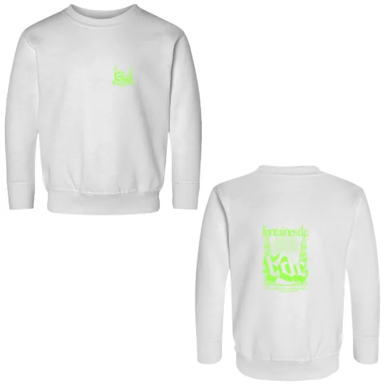 Discover Fontaines DC Band USA Tour 2025 Double Sided Sweatshirts Concert Reprint