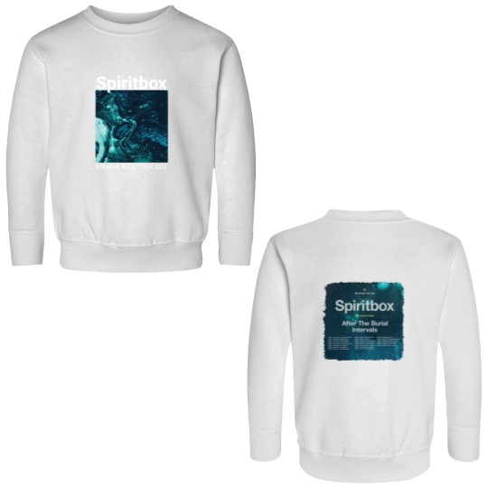 Discover Spiritbox Eternal Blue Tour 2023 Double Sided Sweatshirts, Spiritbox Double Sided Sweatshirts, Eternal Blue Album