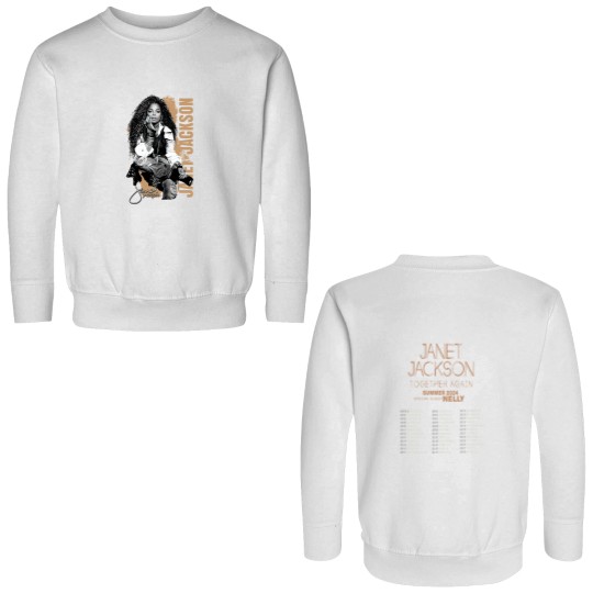 Discover Together Again Tour 90s Vintage Double Sided Sweatshirts, Janet Jackson Double Side Double Sided Sweatshirts