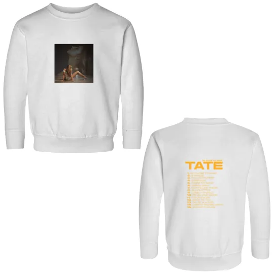Discover two sides Double Sided Sweatshirts, Tate McRae-So Close To What Album Cover Double Sided Sweatshirts