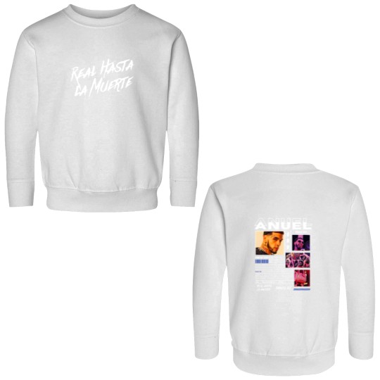 Discover Rapper Anuel AA Real Hasta La Muerte Double Sided Sweatshirts For Fans Double Sided Sweatshirts