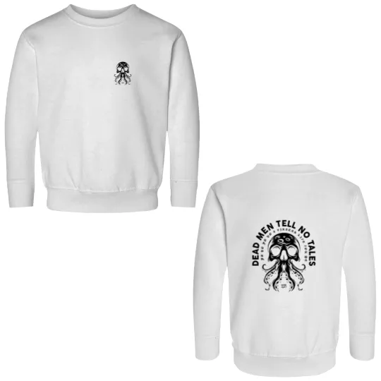 Discover Vintage Pirates Caribbean Dead Men Tell No Tales  Double Sided Sweatshirts, Pirates, Retro 90s Pirates Double Sided Sweatshirts