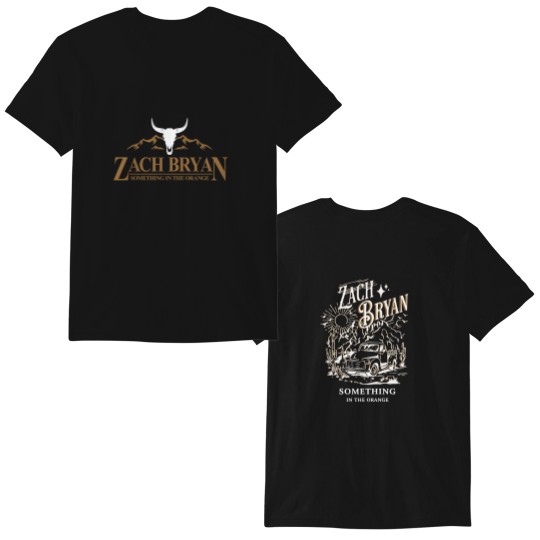 Discover Zach Bryan Something In The Orange 2 sides Printed Shirt