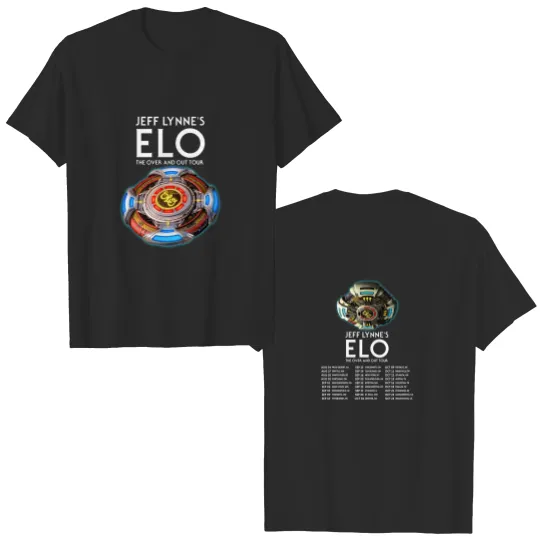 Discover Jeff Lynne's ELO Over and Out FINAL Tour 2024 Shirt, Jeff Lynne's Elo 2024 Concert Tee