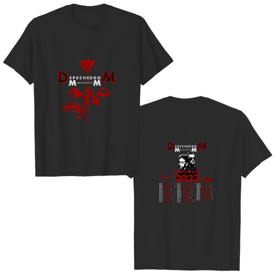 Discover Depeche Mode 2023 Fall Tour Music Double Sided T Shirts