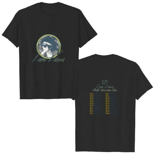 Discover LP Love Lines North American Tour 2023 Double Sided T Shirts, LP 2023 Tour Double Sided T Shirts