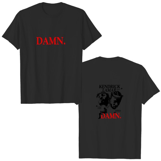 Discover Kendrick Lamar Damn inspired Double Sided T Shirts, Kendrick Lamar Vintage 90s Double Sided T Shirts