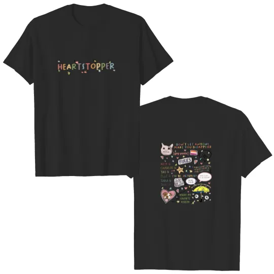 Discover Vintage Heartstopper Season 2 Double-Sided T-Shirts
