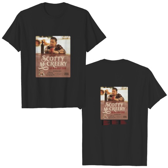 Discover Scotty McCreery The Cab In A Solo Tour Double Sided T Shirts, Scotty McCreery 2024 Concert Double Sided T Shirts
