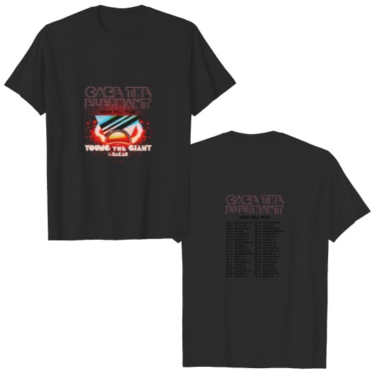 Discover Cage the Elephant - Neon Pill Tour 2024 Double Sided T Shirts
