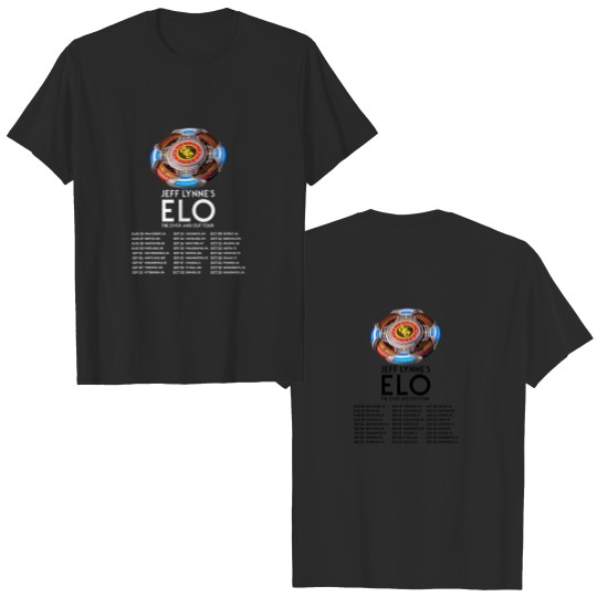 Discover Jeff Lynne's ELO - The Over and Out Tour 2024 Double Sided T Shirts, Jeff Lynne's Elo 2024 Double Sided T Shirts