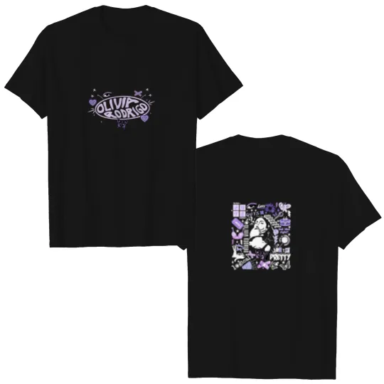 Discover Olivia Rodrigo Double Sided T Shirts Guts World Tour 2024 Double Sided T Shirts
