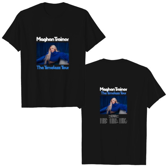 Discover Meghan Trainor - The Timeless Tour 2024 Double Sided T Shirts, Meghan Trainor Double Sided T Shirts