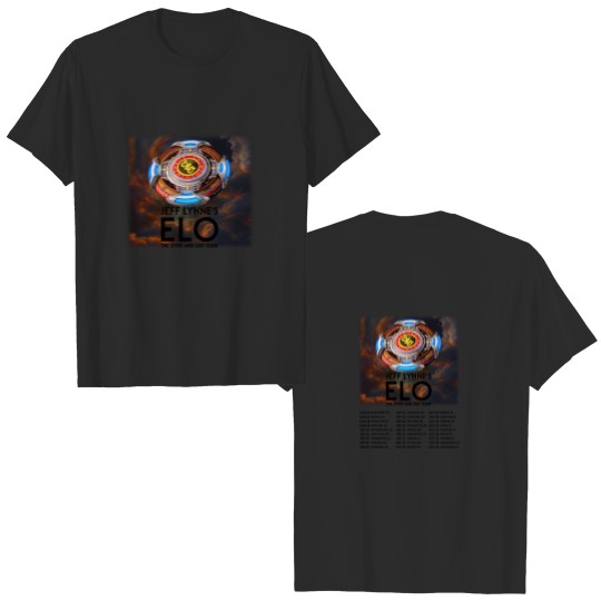 Discover Jeff Lynne's ELO - The Over and Out Tour 2024 Double Sided T Shirts