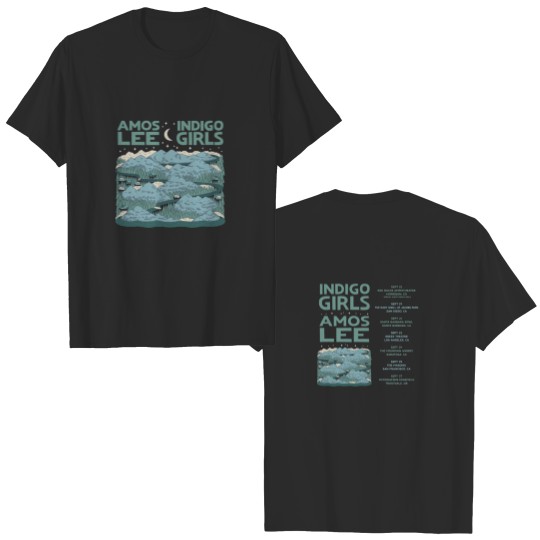Discover Indigo Girls and Amos Lee 2024 Tour Double Sided T Shirts