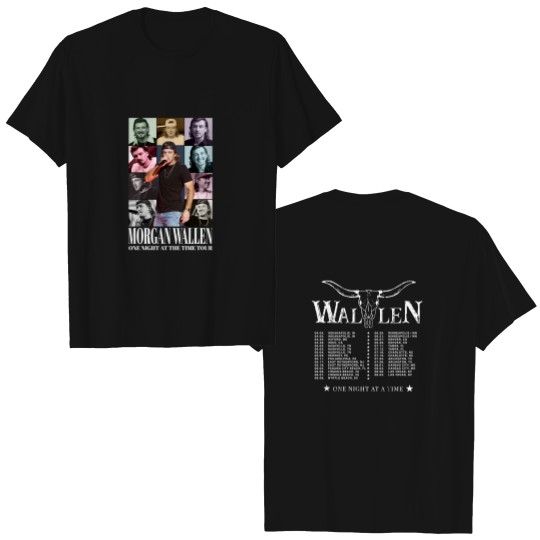 Discover Wallen Western Tour 2024 Double Sided T-Shirts