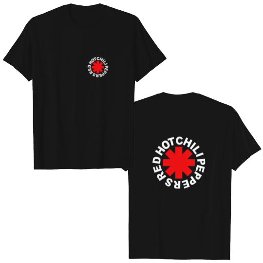 Discover Red Hot Chili Peppers Logo Rare Double Sided T Shirts Black Double Sided T Shirts