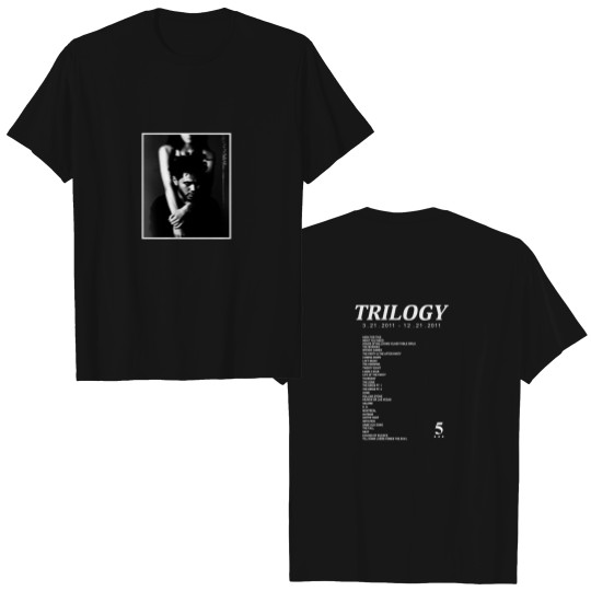 Discover Trilogy Album Double Sided T Shirts Weeknds