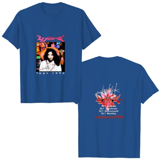 Discover Bjork Post European Tour 1996  T-Shirt