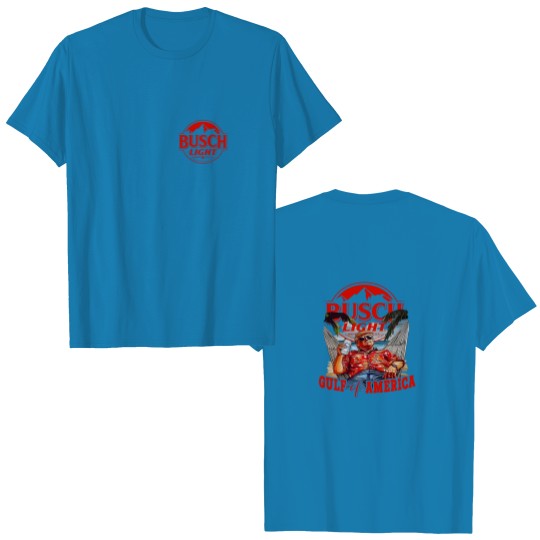 Discover Light Beer T-Shirt Gulf Of America Beer Tee 2 side printed