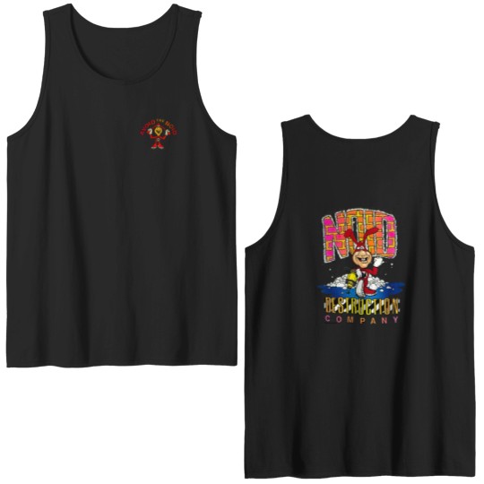 Discover Vintage Avoid the Noid Domino's Pizza Double Sided Tank Tops Size Medium 90s