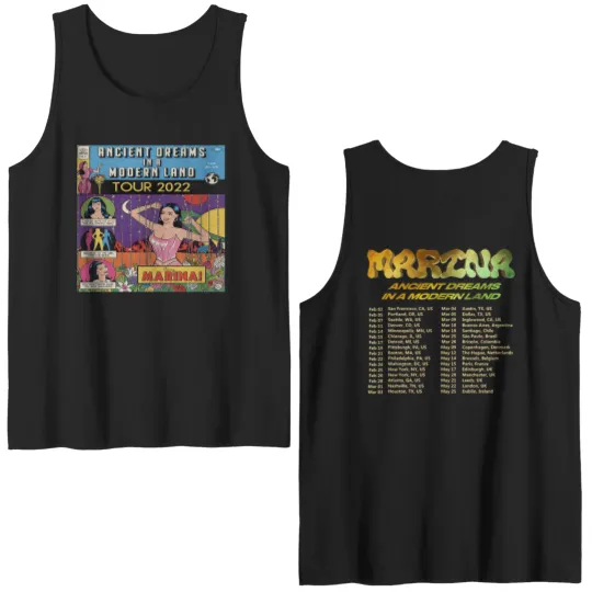 Discover Marina and the Diamonds Ancient Dreams in a Modern Land Tour 2022 Double Sided Tank Tops