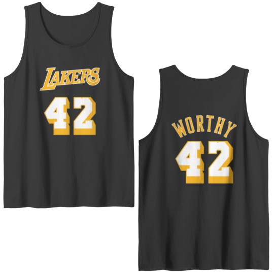Discover James Worthy Jersey - James Worthy - Double Sided Tank Tops