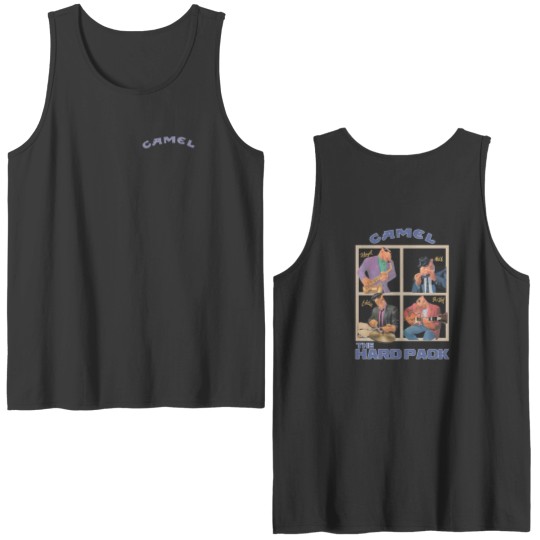 Discover 90s Camel The Hard Pack Double Sided Tank Tops | Joe Camel Promo Double Sided Tank Tops