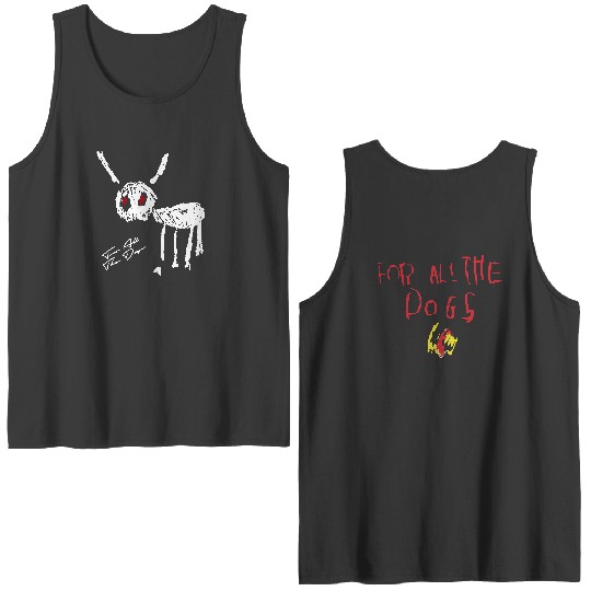 Discover For all the dogs New Album Drake Double Sided Tank Tops: Vintage-Inspired Rapper hip-hop Drake