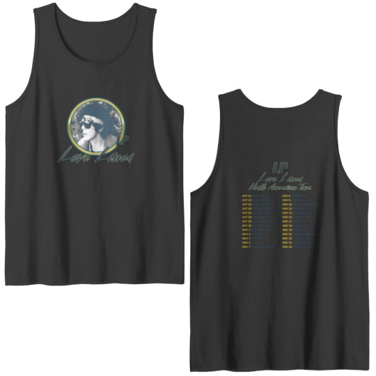 Discover LP Love Lines North American Tour 2023 Double Sided Tank Tops, LP 2023 Tour Double Sided Tank Tops