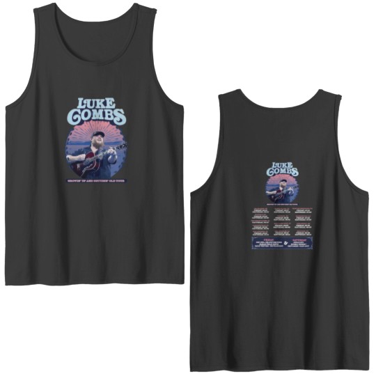 Discover Lukee Comb Growing Up and Getting Old 2024 Tour Double Sided Tank Tops